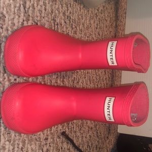 Kids Pink Hunter Boots